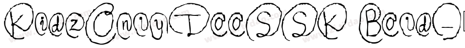 KidzOnlyTooSSK Bold字体转换